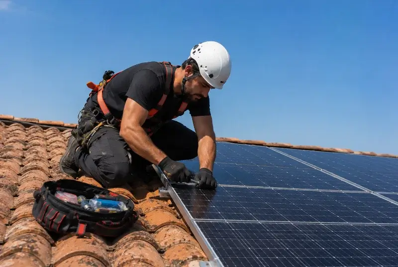 Maintenance et monitoring de panneaux solaires à Mouzieys-Teulet