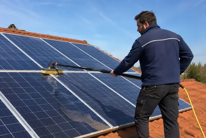 Nettoyage et entretien de panneaux solaires à Mouzieys-Teulet